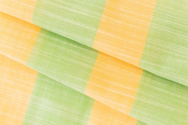 Foto gratuita textura de lino de tela natural verde y amarillo para el diseño