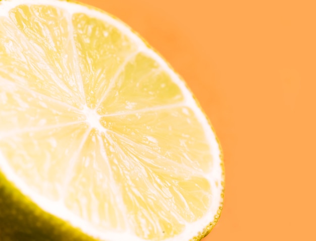 Textura macro de limón