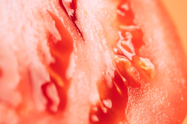 Textura macro de tomate