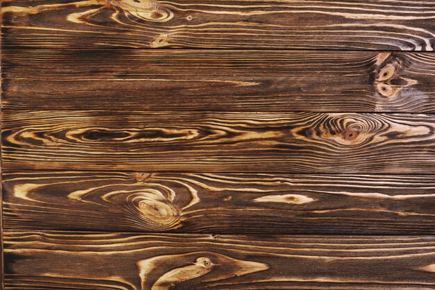 Textura de madera marrón oscura