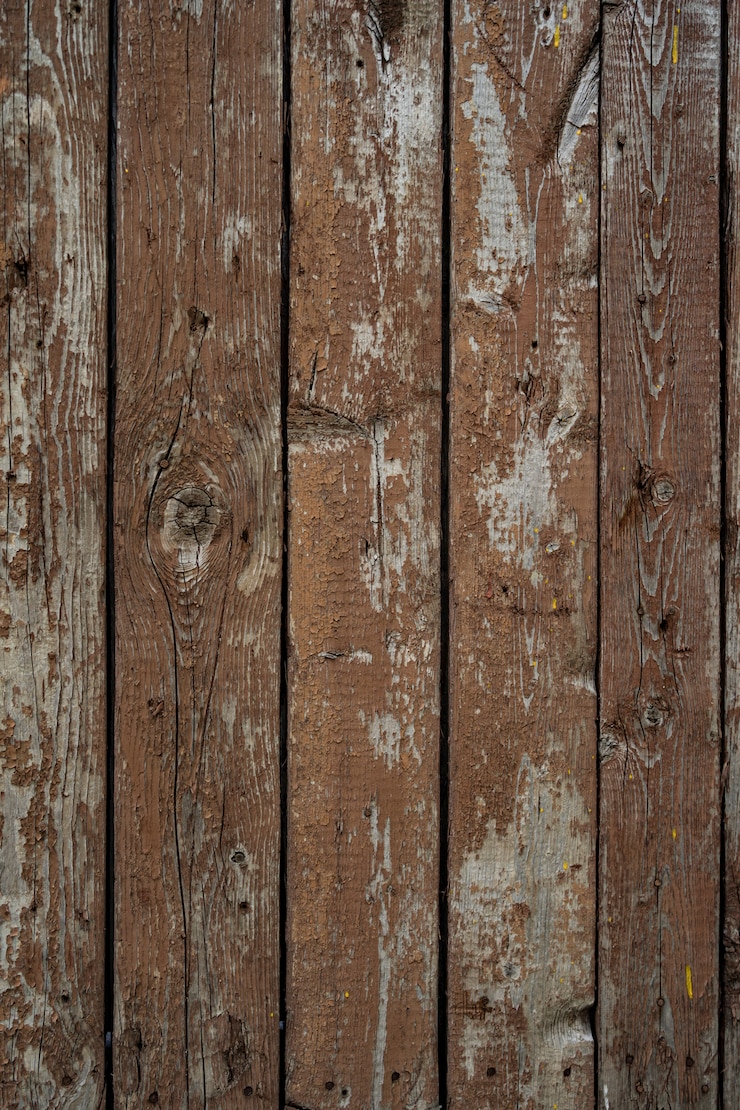 Foto gratuito textura de madera pintada marrón de la pared de madera de fondo y textura.