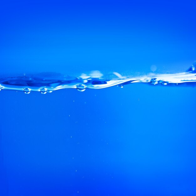 Textura de una onda en el agua