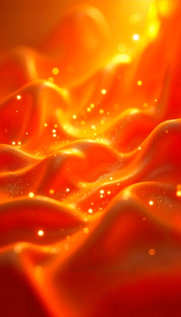 Textura de ondas líquidas de color naranja