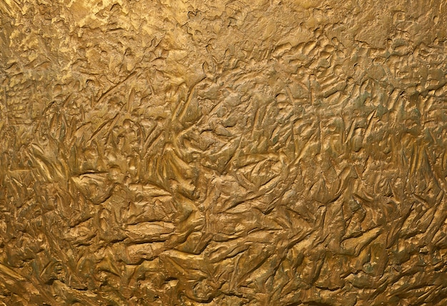 Textura de pared dorada