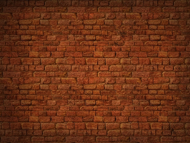 Textura de pared de ladrillo grunge 3D