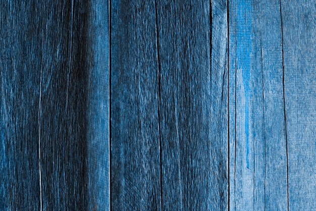 Textura de pared de madera azul oscuro