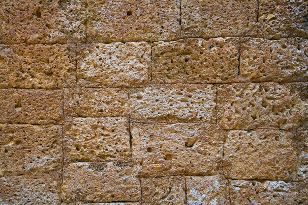 Textura de la pared de piedra