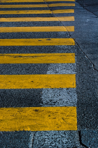 Textura de paso de cebra amarillo