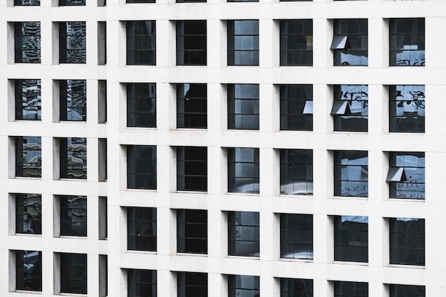 Textura del patrón de la ventana del edificio