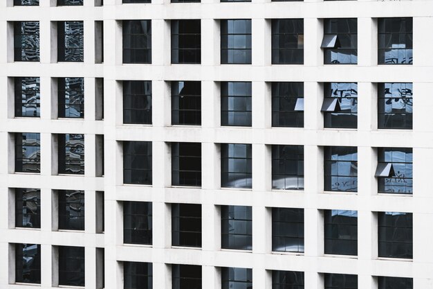Textura del patrón de la ventana del edificio