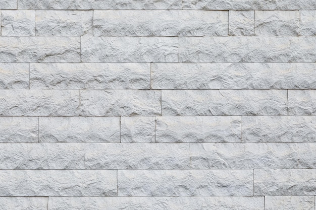 Textura de piedra de fachada blanca
