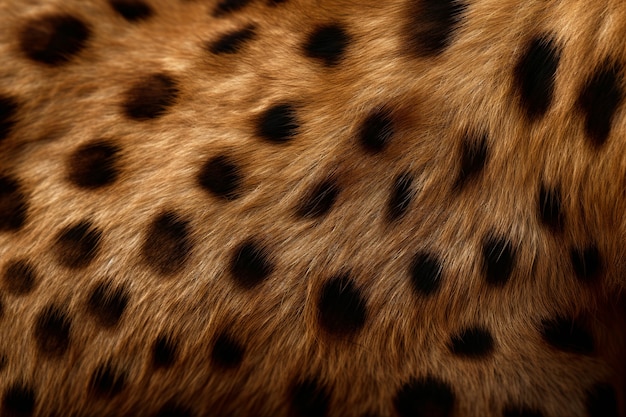 Textura de piel de patrón de guepardo