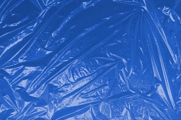 Textura de plástico de vinilo azul