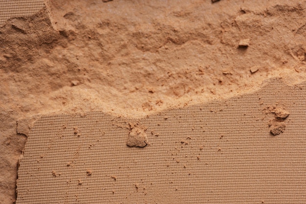 Textura de polvo facial con espacio de copia