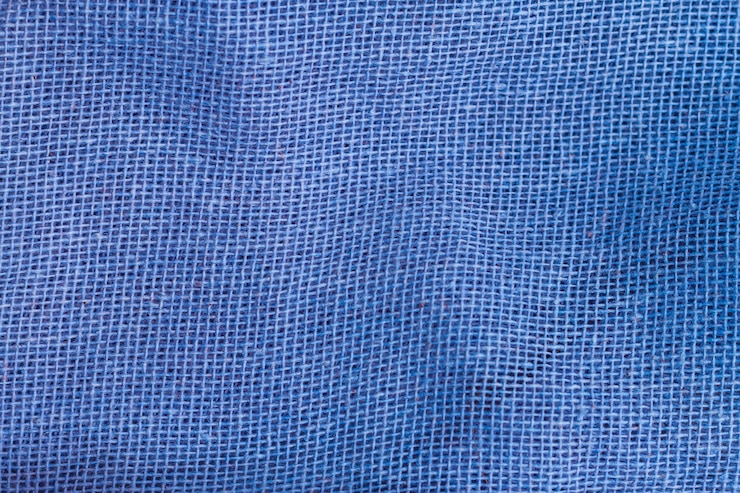 Foto gratuito textura de primer plano tela azul de traje