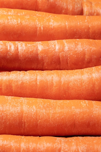 Textura de primer plano de zanahorias
