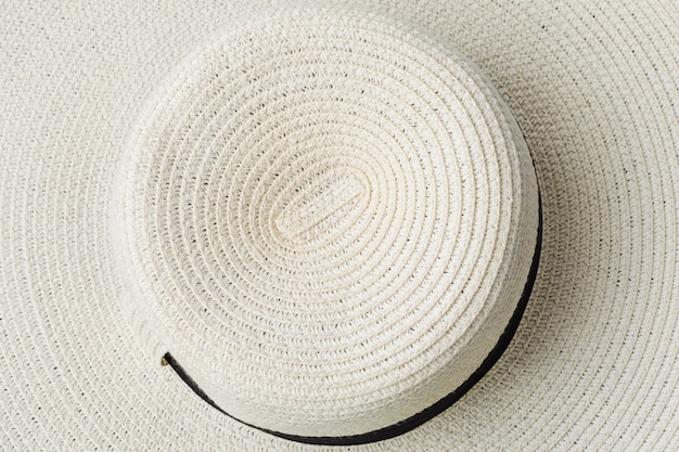 Textura de sombrero de verano