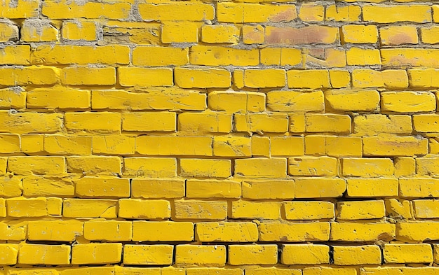 Foto gratuita textura de la superficie de la pared de ladrillo amarillo