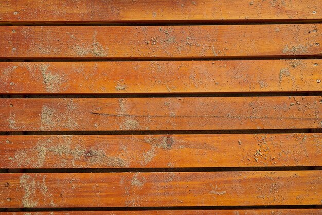 Textura de tablas de madera con arena