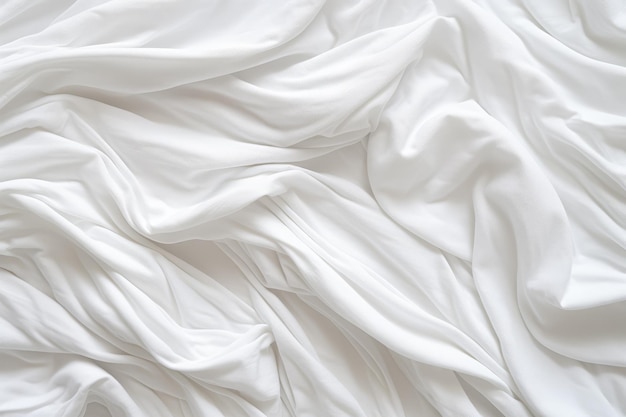 Textura de tejido de algodón blanco
