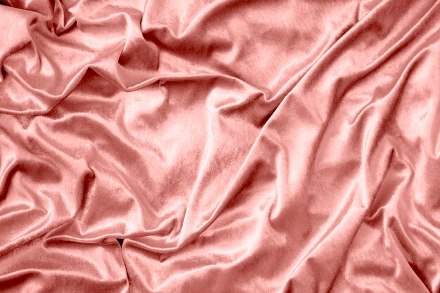 Textura de tela de seda brillante rosa