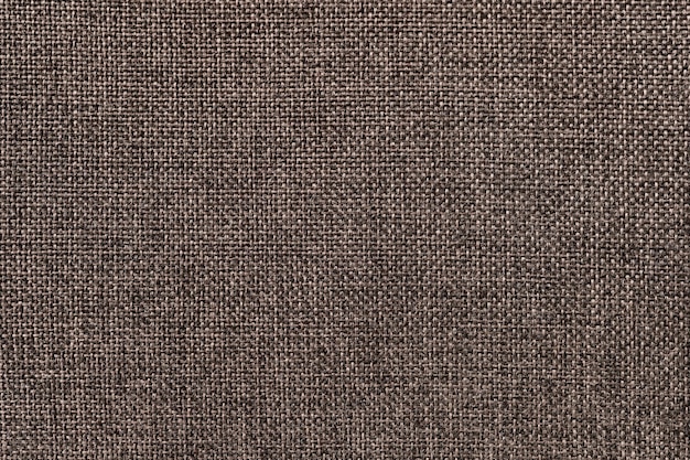 Textura textil en fondo de tapicería de muebles abstractos de color marrón