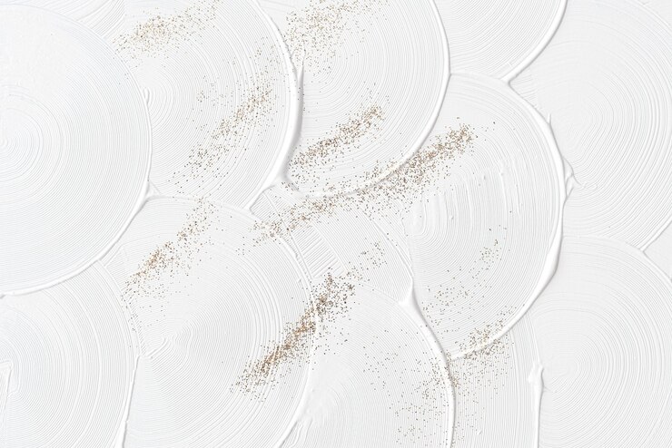 Foto gratuito textura de trazo de pincel curva blanca con fondo dorado brillo
