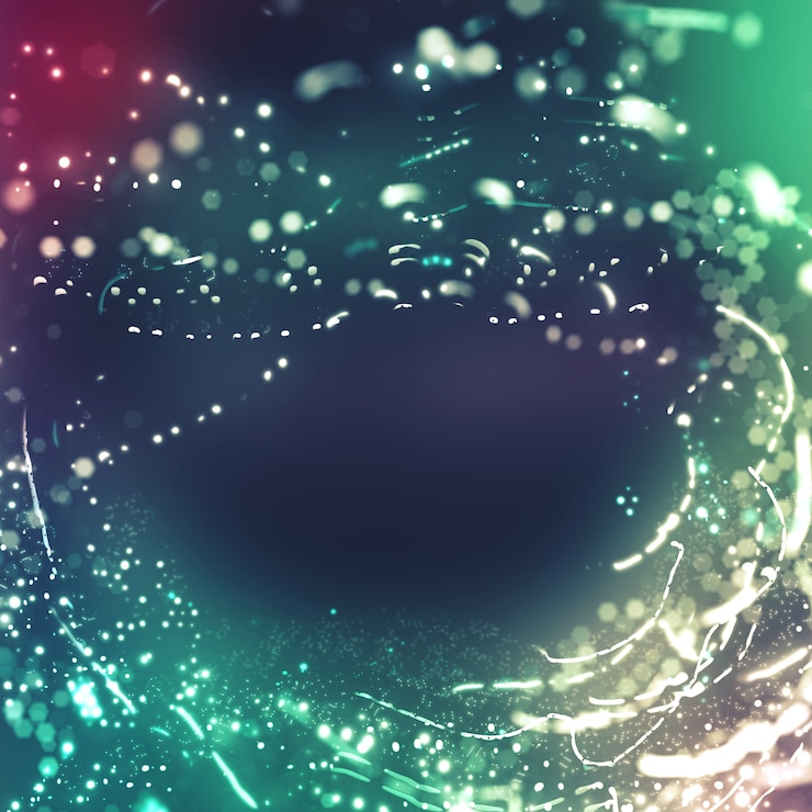 Foto gratuito textura verde abstracta con luces