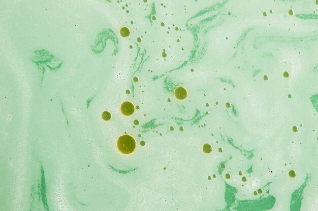 Textura verde de espuma