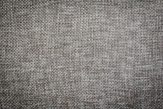 Texturas de lienzo de algodón gris y negro y superficie.