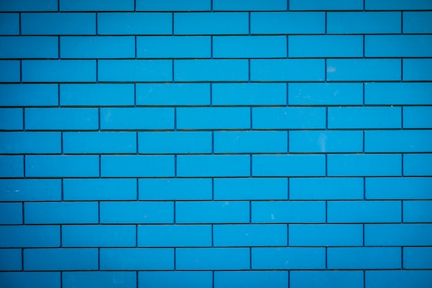 Texturas de pared de piedra de ladrillo azul