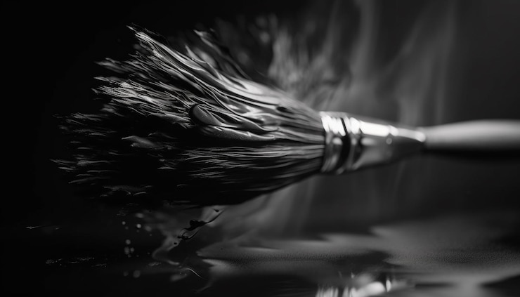 Photo Gratis the fragility of a feather's reflection amidst liquid generated by ai
