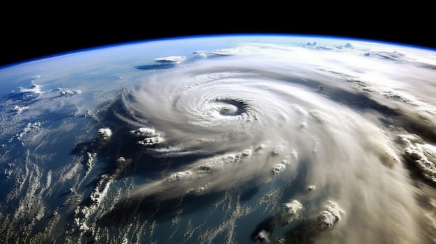 La tierra vista desde el espacio