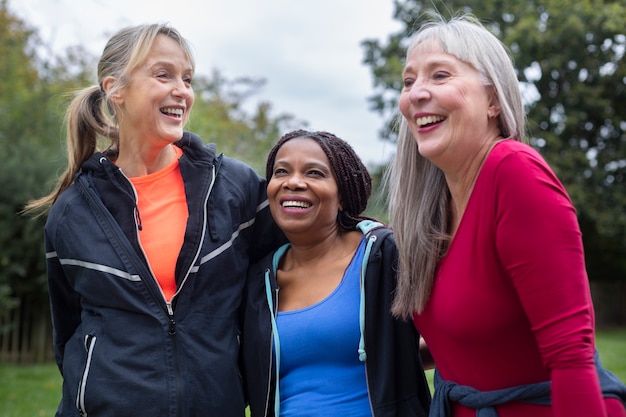 Tiro medio mujeres menopausia activa