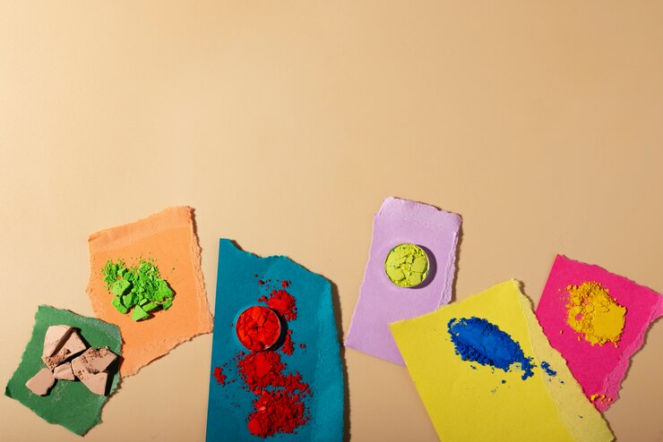 Photo Gratis top view colorful eyeshadow arrangement