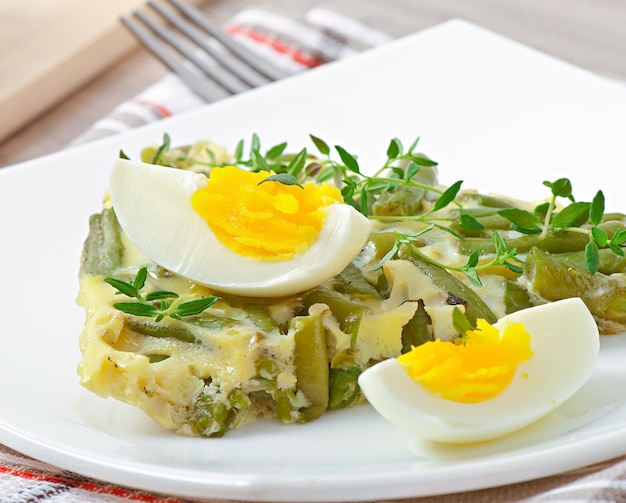 Tortilla de judías verdes