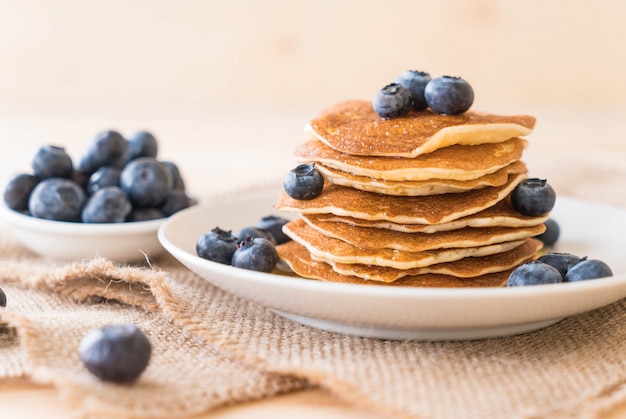 Tortitas con arándano