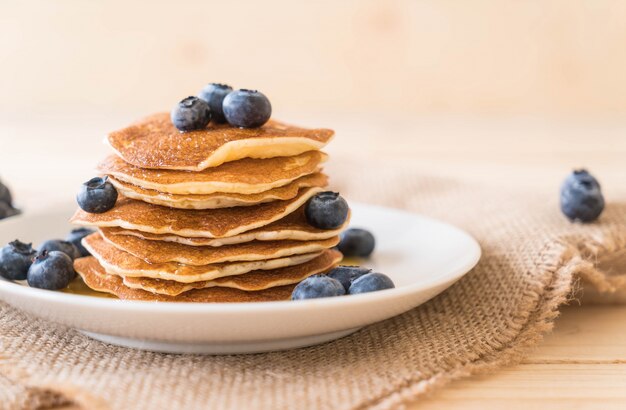 Tortitas con arándano