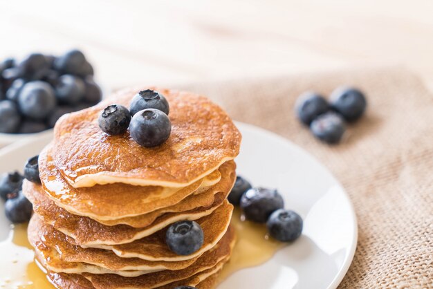 Tortitas con arándano