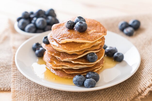 Tortitas con arándano