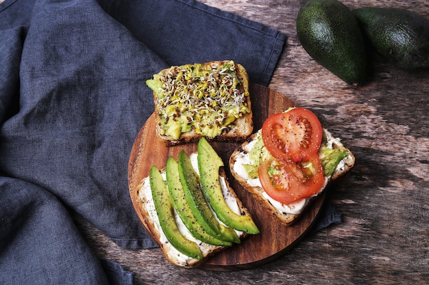 Foto gratuita tostadas deliciosas