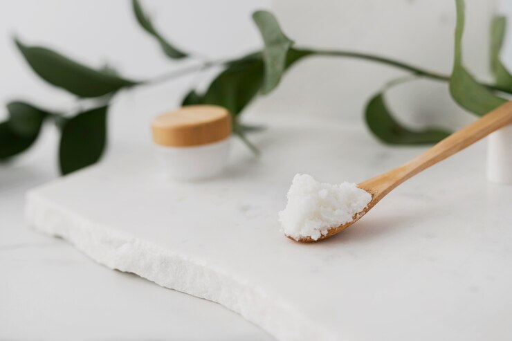 Foto gratuito tratamiento de belleza con mantequilla de karité