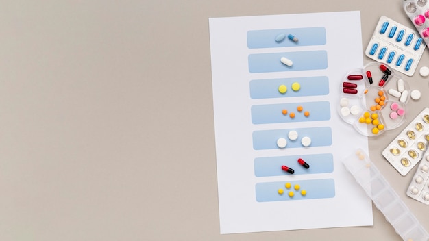 Tratamiento de pastillas por día