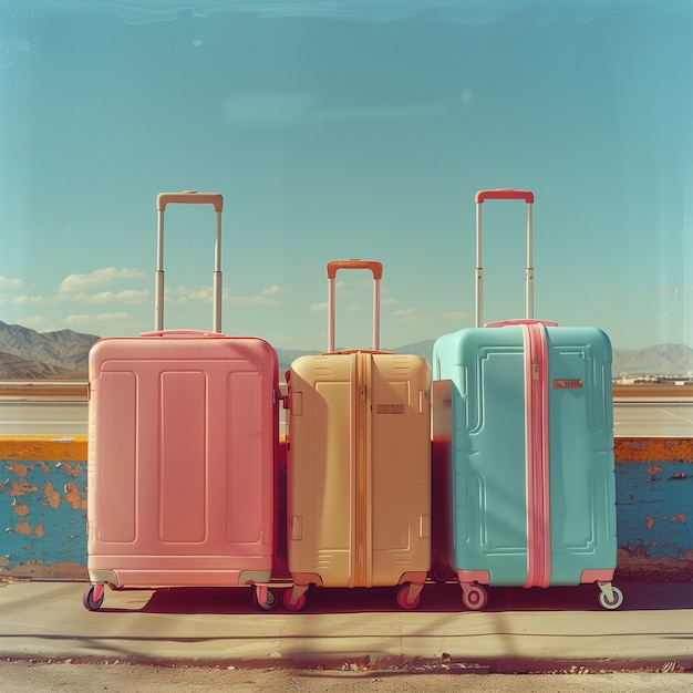 Foto gratuita travel scene with pastel colors and dreamy atmosphere