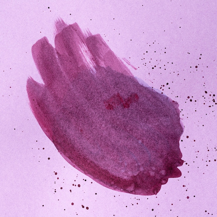 Foto gratuito trazo de pincel sobre fondo rosa