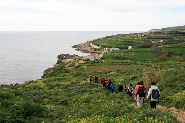 Foto gratuita trekking