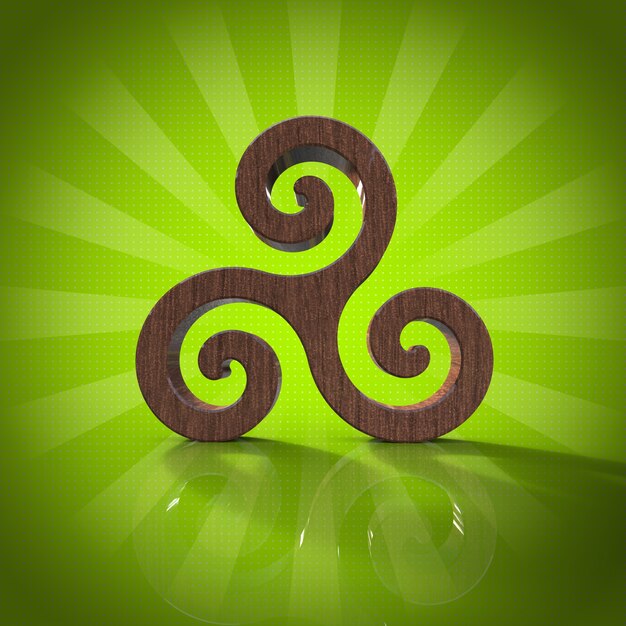 Triskelion - Ilustración 3D