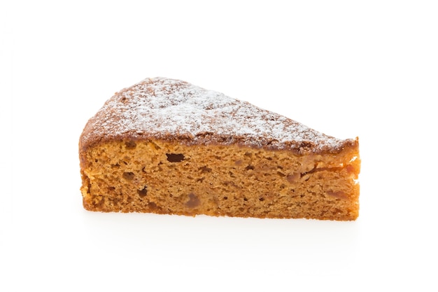 Trozo de tarta casera