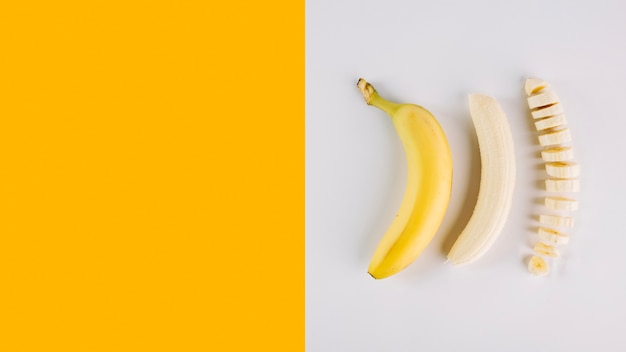 Varias condiciones de plátano