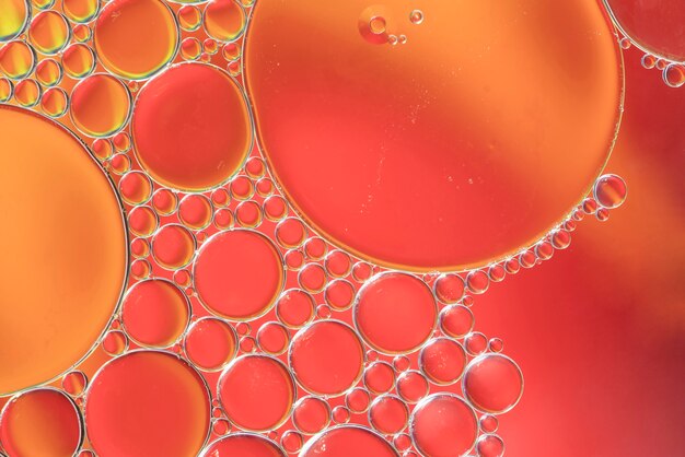 Varios textura abstracta de burbujas naranja